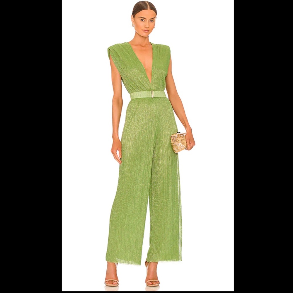 Sabina Musayev Orin jumpsuit in lemongrass